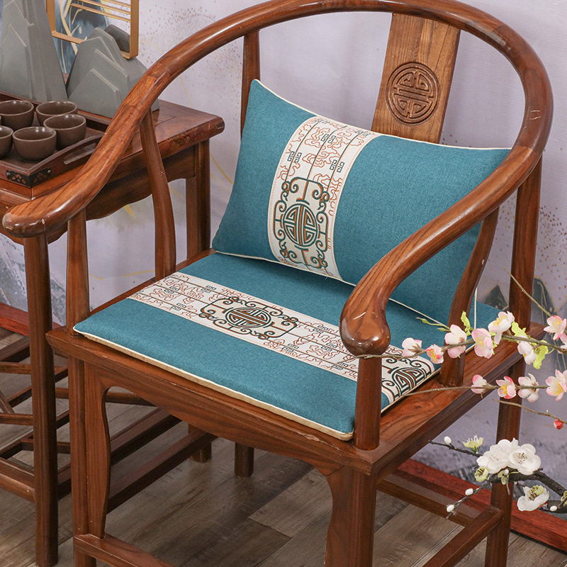 红木沙发坐垫实木家具座垫新中式太师圈椅中式椅子木椅茶椅垫定制