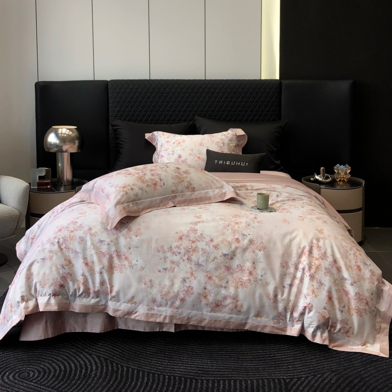 长绒棉四件套AB版设计被套床单