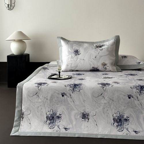 A类凉感冰丝印花三件套