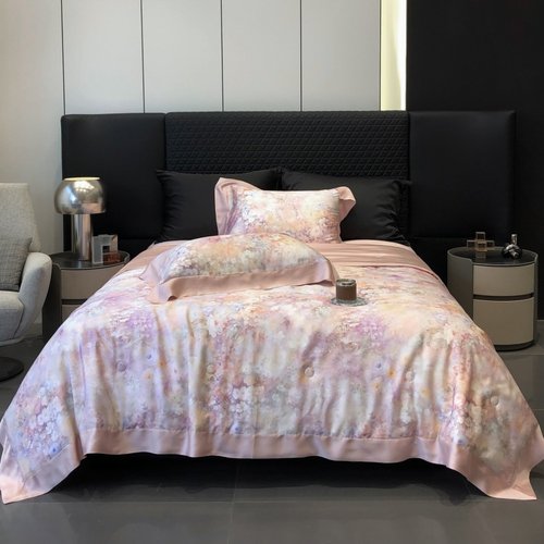 兰精天丝夏被四件套凉感蚕丝被