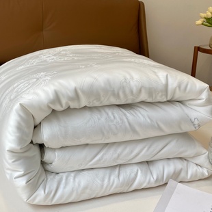 ROLAND LIVE高端提花春秋被蚕丝雪绒被卧室双人被芯加厚保暖冬被