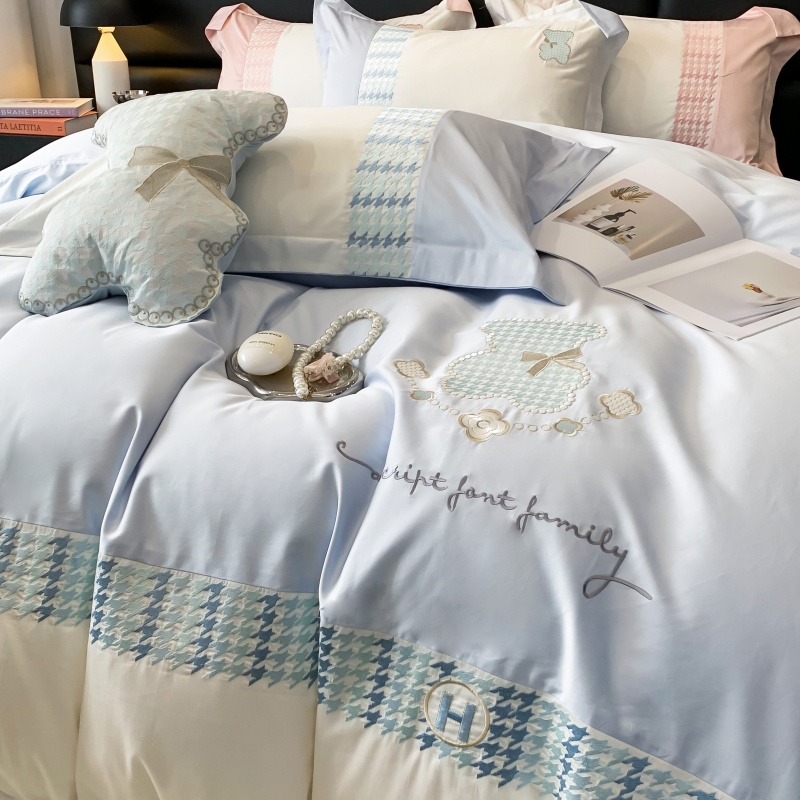 100S澳棉刺绣四件套宿舍