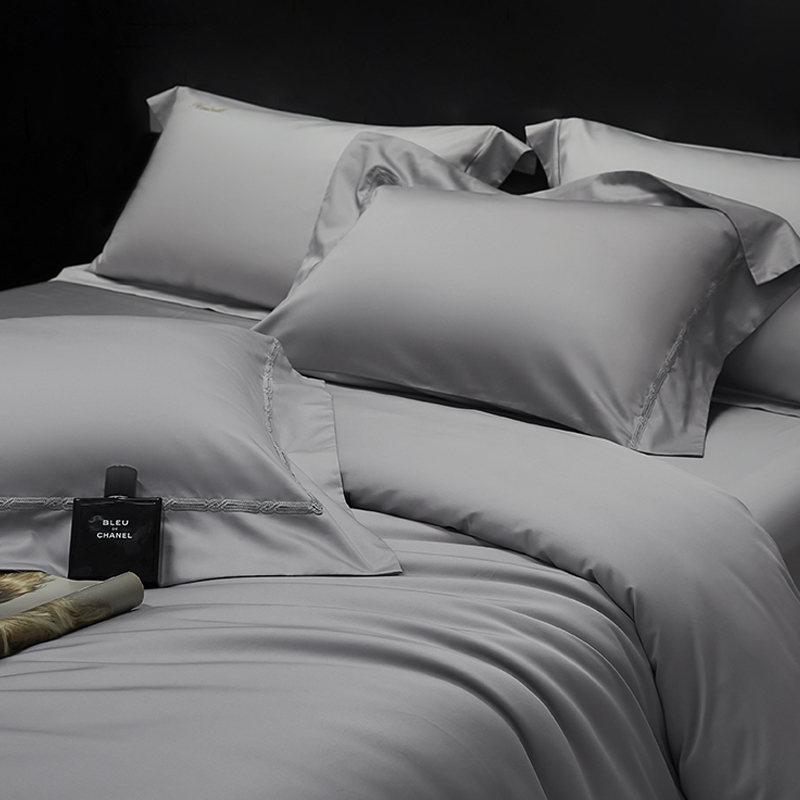 全棉100S匹马棉四件套刺绣