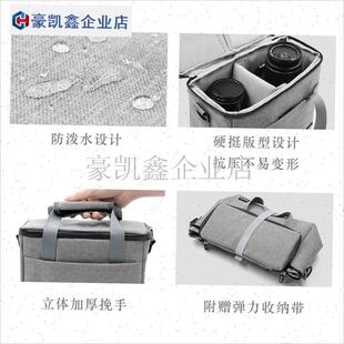 单肩斜挎单眼相机包微单s眼相机数码摄影包男女加厚防震内胆包无.