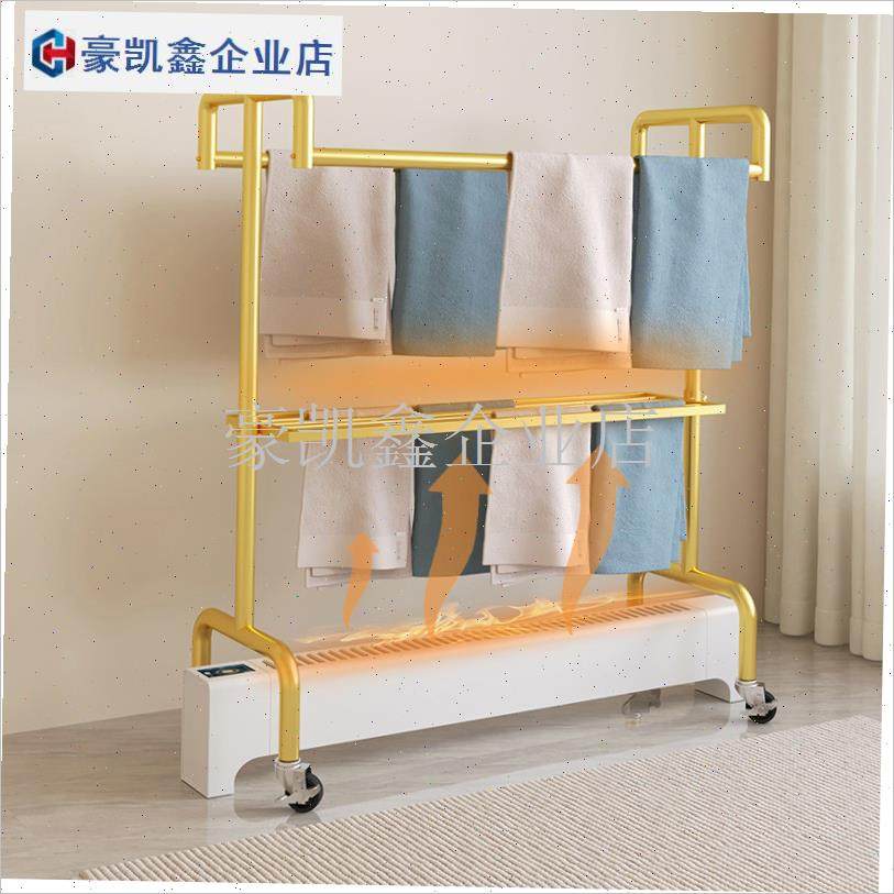 踢脚线取暖器烘衣架油汀烤衣架落地卧室K贴脚线家用烘干一体晾衣.