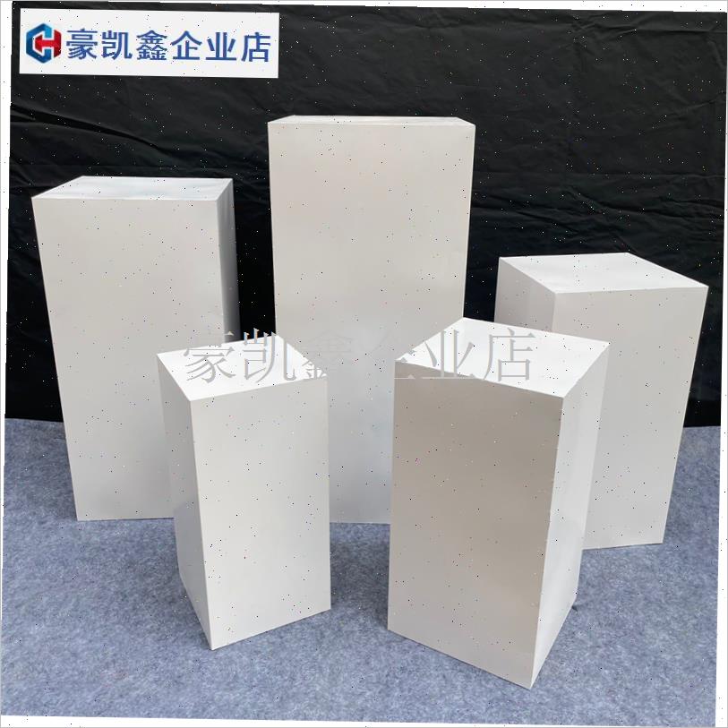 新款婚庆道具铁艺方n柱路引甜品台圆柱体婚礼舞台装饰摆件橱窗布.