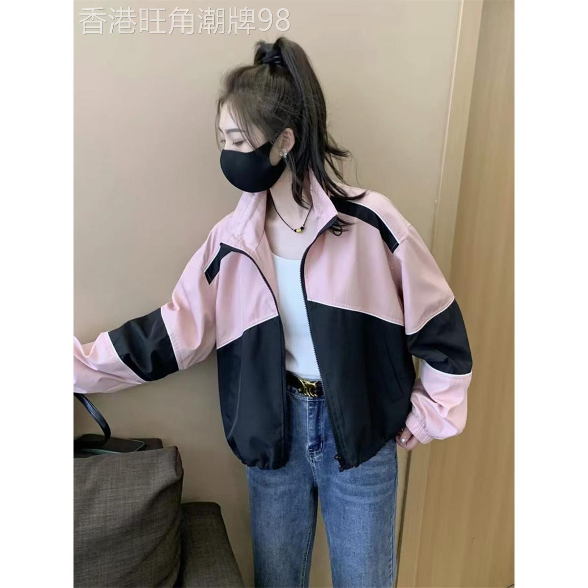 潮牌CVY冲锋衣外套女2025年春秋新款休闲宽松百搭短款棒球服上衣