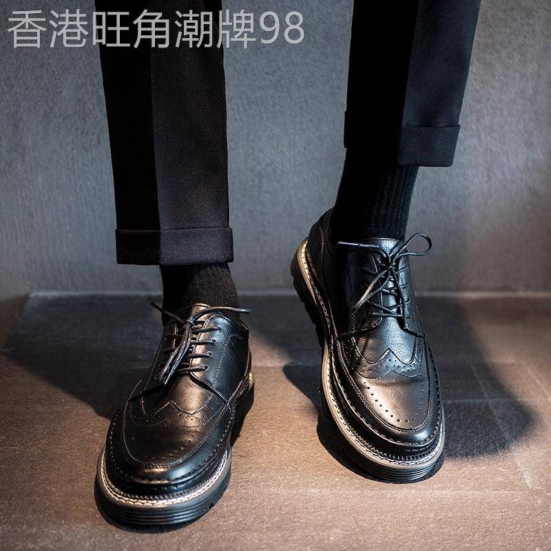 轻松穿出好气质~Mysterious Gifs！时尚百搭休闲皮鞋男商务内增高