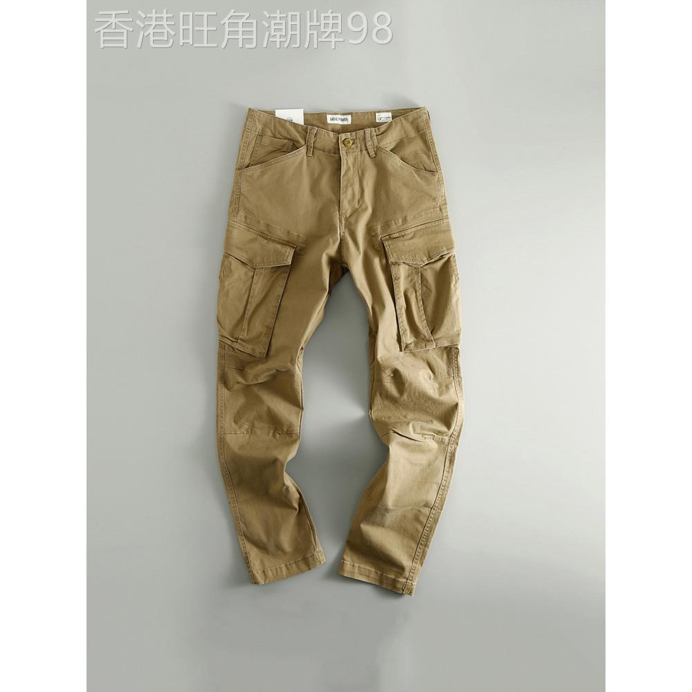 MUSONMU出口外贸潮牌美式纯棉男士休闲工装长裤牛货多口袋春秋款
