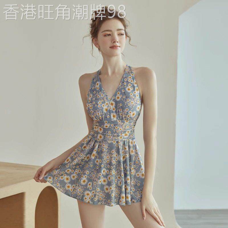 高级感泳衣女2026新款微胖女孩遮肉显瘦连身裙式保守泡温泉游泳衣