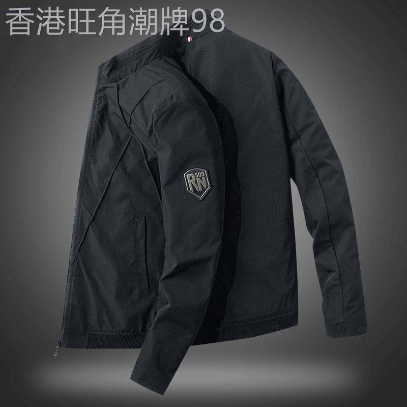 MK夹克外套男春秋季2025新款高端立领工装中青年男士休闲棒球服