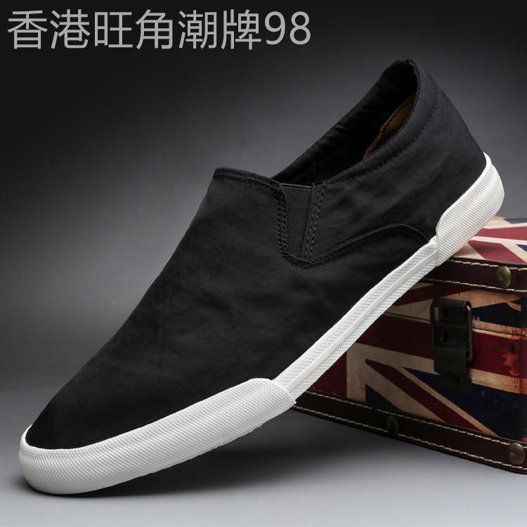 无法超越的经典~MINICA!简约新款百搭帆布鞋男透气一脚蹬休闲鞋潮