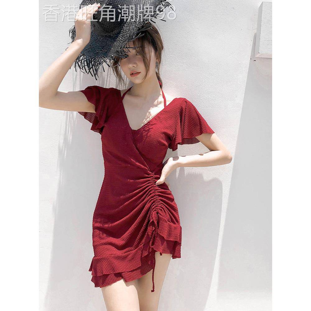 高级感连身泳衣女款温泉性感遮肚显瘦钢托2026新款游泳馆专用泳装