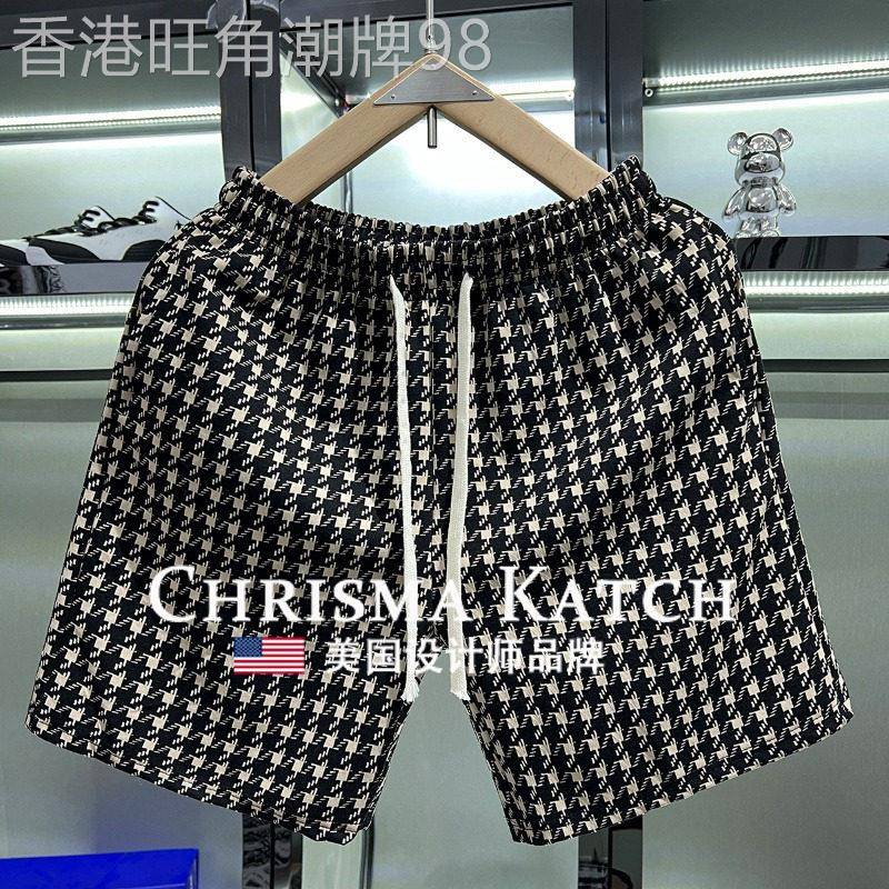 出口美国Chrisma Katch~新款夏季美式潮牌轻奢运动宽松沙滩裤子
