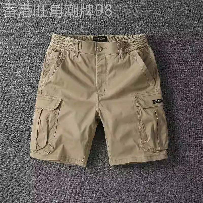 专柜品质~余文乐同款~多袋工装短裤直筒弹力百搭休闲五分五分裤