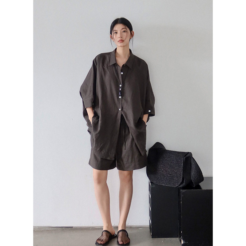 CLEANSPACE简约轻盈透气短裤女2025十三行新款宽松百搭裤子