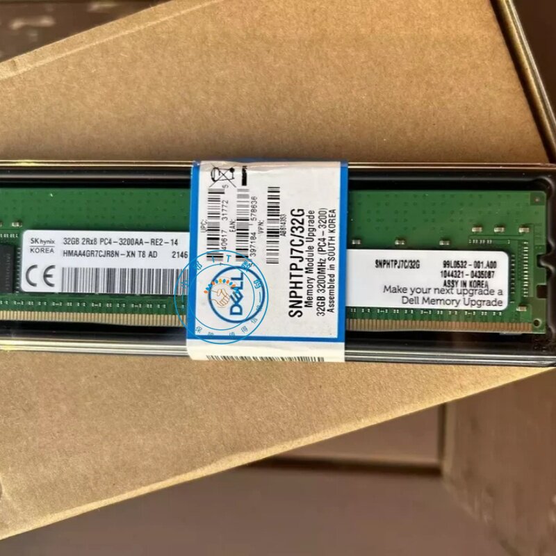 DELL SNPHTPJ7C/32G 2RX8 PC4-3200AA DDR4 3200服务器内存RDIMM