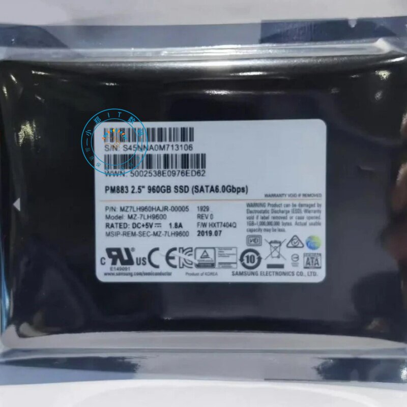三星PM883960GSATA6