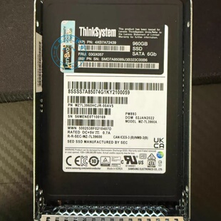 联想4XB7A72439 03GX057 960G SATA 6GB 2.5服务器固态硬盘PM883