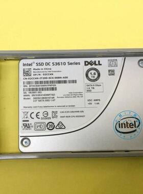 02CC4N DC S3610 1.6T SATA SSD 2CC4N 固态 SSDSC2BX016T4R