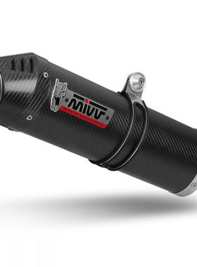 全排气 2X1 MIVV 椭圆形碳碳 GILERA GP800 2008-2013