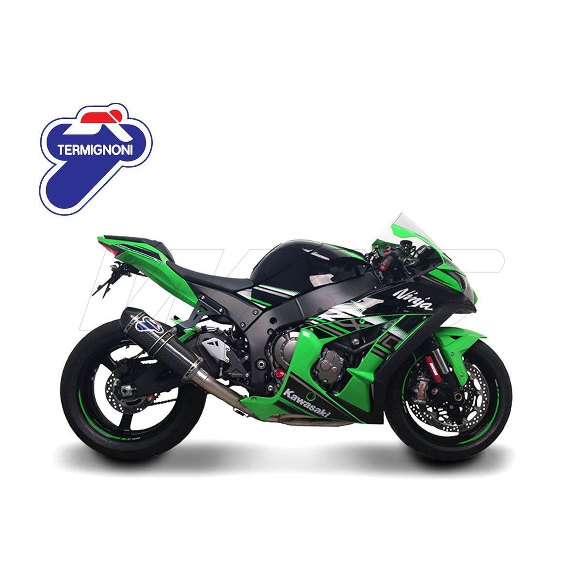 TERMIGNONI RELEVANCE 碳纤维赛车排气管川崎 ZX-10 R 2010-18