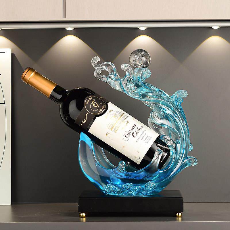 客厅酒柜风生水起红酒架摆件斜放高档餐柜葡萄酒洋酒收纳展示架