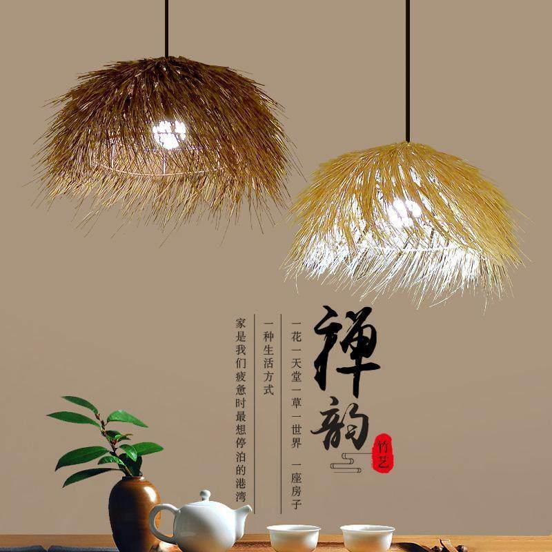 创意藤编草帽吊灯罩复古餐厅个性火锅店民宿东南亚藤艺鸟巢鸟窝灯,家装灯饰光源,酒店/宴会厅/餐饮吊灯,淘宝优惠券,粉丝福利购,淘宝优惠卷