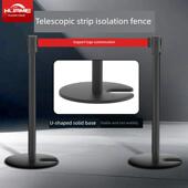 u型不锈钢1.0米线银行排队护栏伸缩安全围栏警告带折叠定制简单