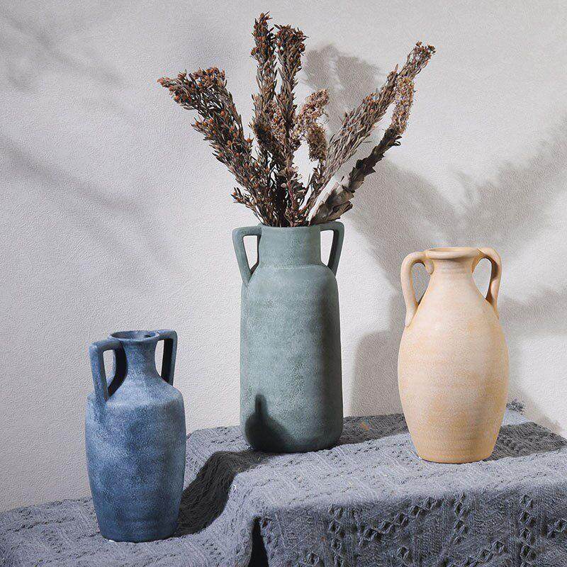 现代简约覆古异形花器陶瓷艺术摆件样板间样品屋展示中心设计师款,家居饰品,花瓶,淘宝优惠券,粉丝福利购,淘宝优惠卷