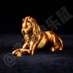 暗区突围逃离塔科夫周边进狮雕像桌面摆件游戏实体模型