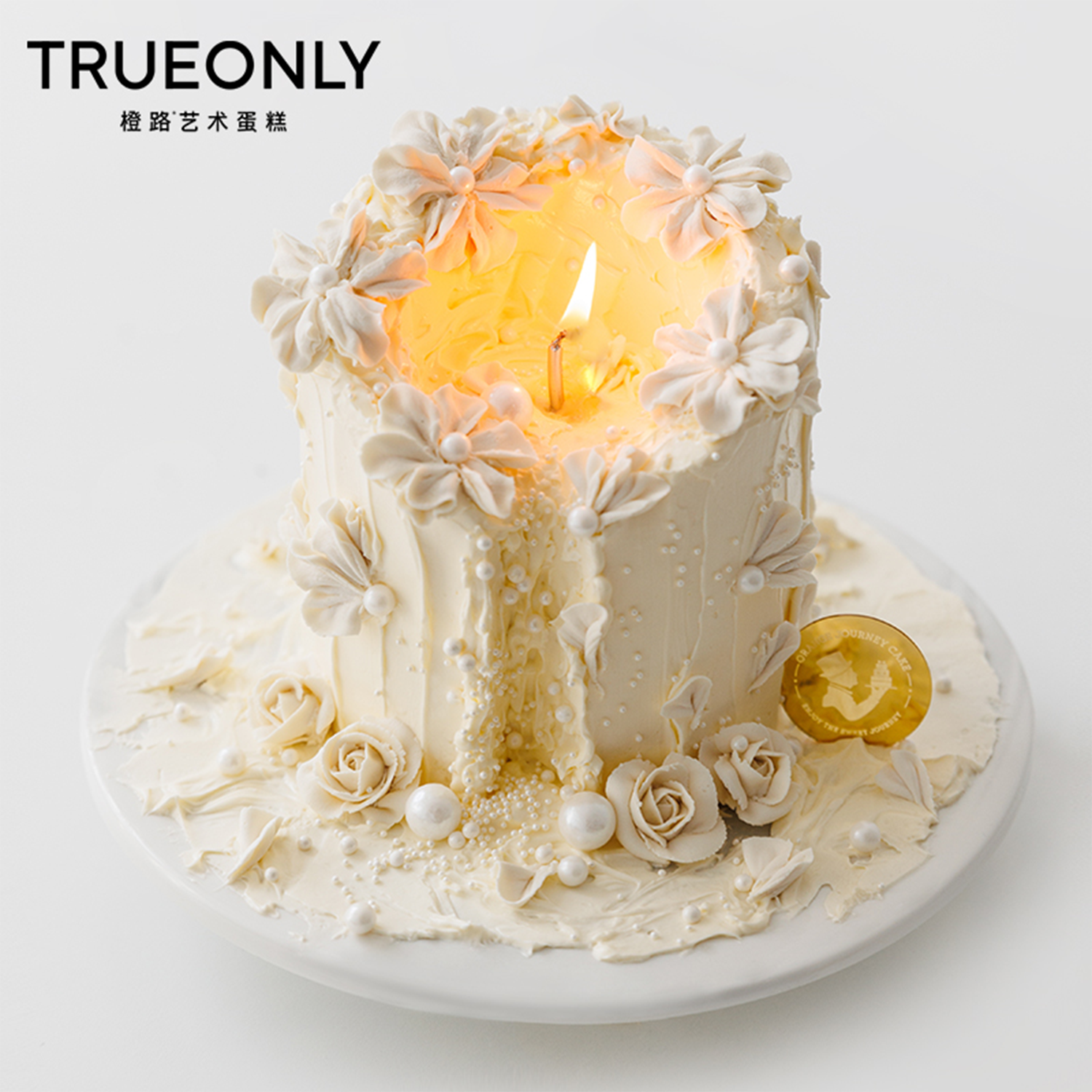 橙路北京上海动物奶油生日蛋糕