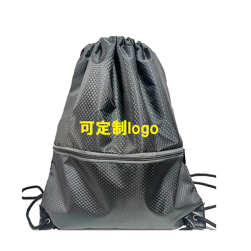 新潮设计拉链款篮球收纳袋便携易带篮球包防泼水户外运动双肩包