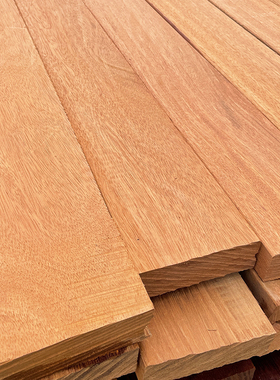 户外菠萝格防腐木阳台花园栈道地板露台庭院围栏木方栏杆枕木扶手