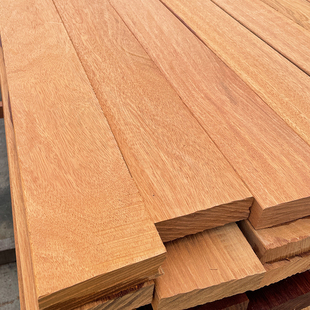 户外菠萝格防腐木阳台花园栈道地板露台庭院围栏木方栏杆枕木扶手