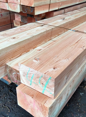 防腐木垫木枕木户外木方吊车支腿千斤顶矿用设备松木大木方木梁