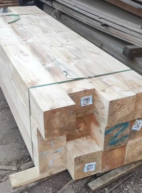 防腐木木方樟子松枕木垫木栈道木方木料木板木梁承重防溜吊车溜车