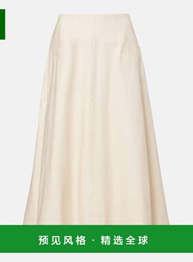 1h可退 香港直邮Entire Studios 女士 天蓝色棉质中长半身裙