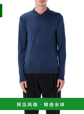 香港直邮JOHN SMEDLEY 男士针织衫 BELPERINDIGO AW2025 浅蓝色