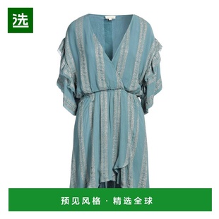 1h可退 香港直邮Louise Misha 女士 短款连衣裙 green绿色 舒适时