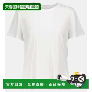 女士 Row Wesler 棉质针织T恤 舒 1h可退 white白色 香港直邮The