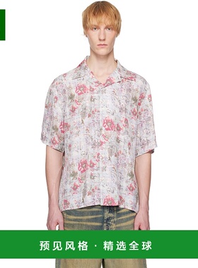 1h可退 香港直邮Diesel 迪赛 男士 粉色 & 蓝色 S-Leys 衬衫 A166