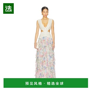 1h可退 香港直邮PATBO 女士 Seaweed 裁剪长款连衣裙 VEL32988