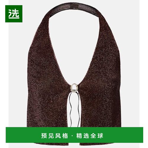 1h可退 香港直邮oseree 女士 Lumière 短款上衣 brown棕色 舒适
