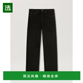 欧洲直邮PALM ANGELS男士 牛仔裤 1h可退 直筒微弹刺绣休闲时尚 男