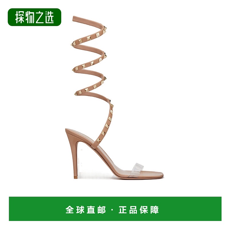 【99新未使用】香港直邮Valentino 铆钉高跟凉鞋 2W2S0GJ4ILA