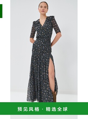 1h可退 香港直邮VERONICA BEARD 女士 Mick 真丝连衣裙  舒适时尚