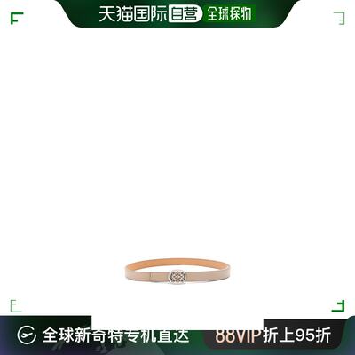 欧洲直邮LOEWE/罗意威 光滑小牛皮双面 Anagram Ellipse 腰带