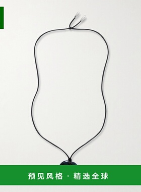 1h可退 香港直邮Sophie Buhai 女士 Moon 小号全银色,绳子玛瑙项