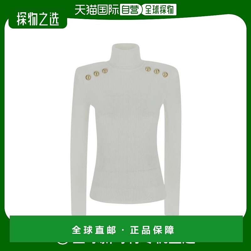 香港直邮Balmain 高领针织套衫 YF0KH000KB00针织衫